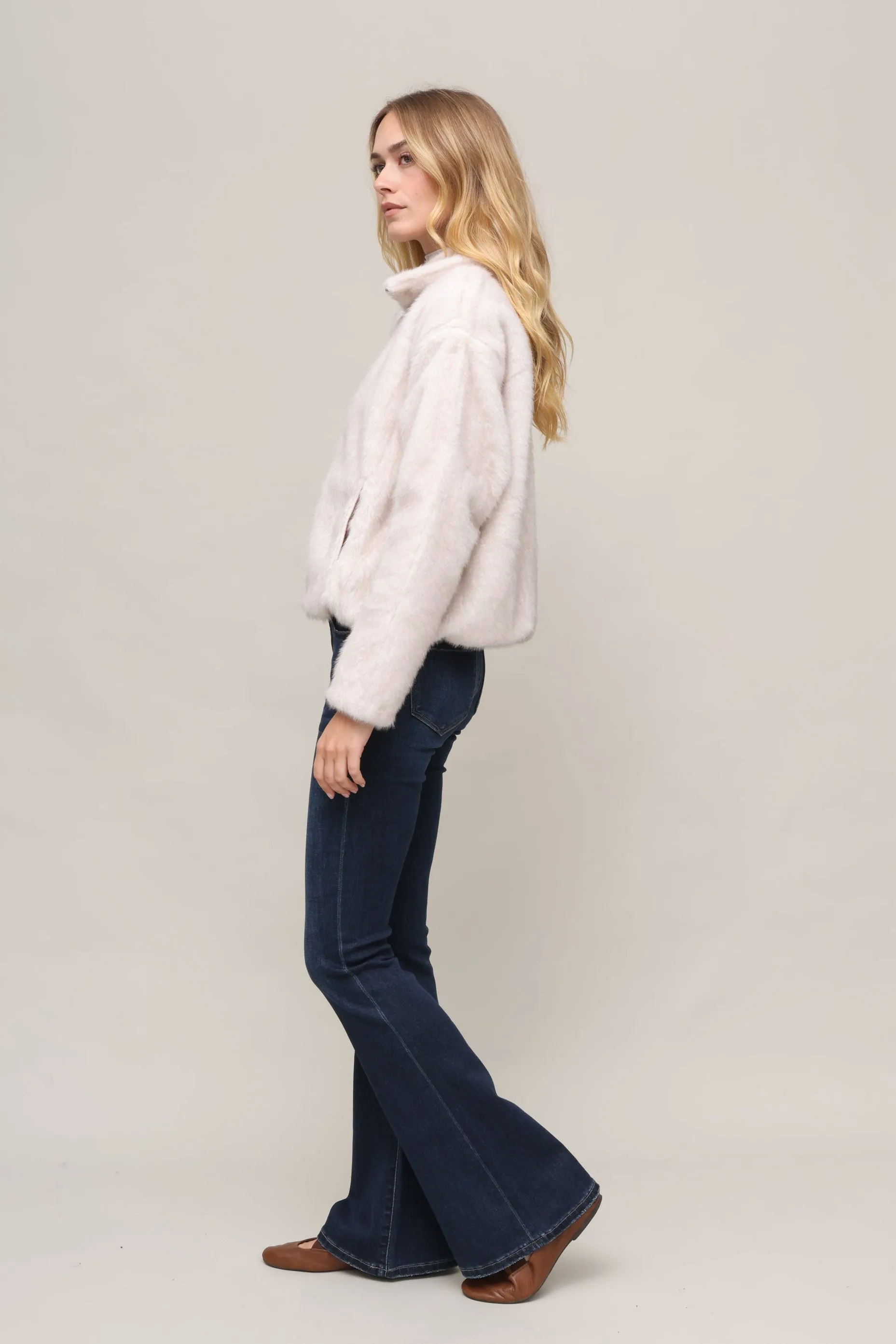 Amethyst Faux Fur Jacket sold by Mixology product image thumbnail 3