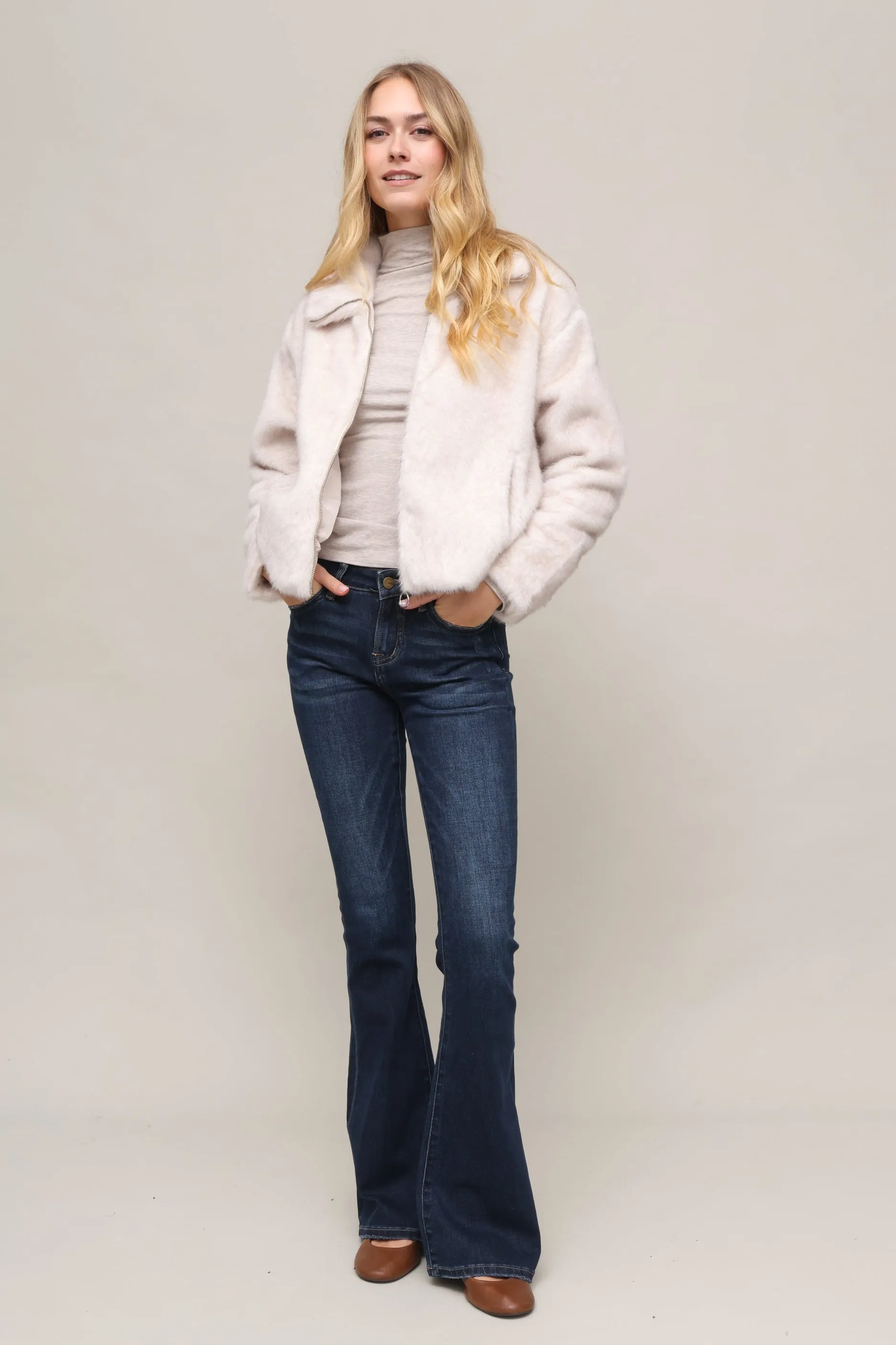 Amethyst Faux Fur Jacket sold by Mixology product image thumbnail 2