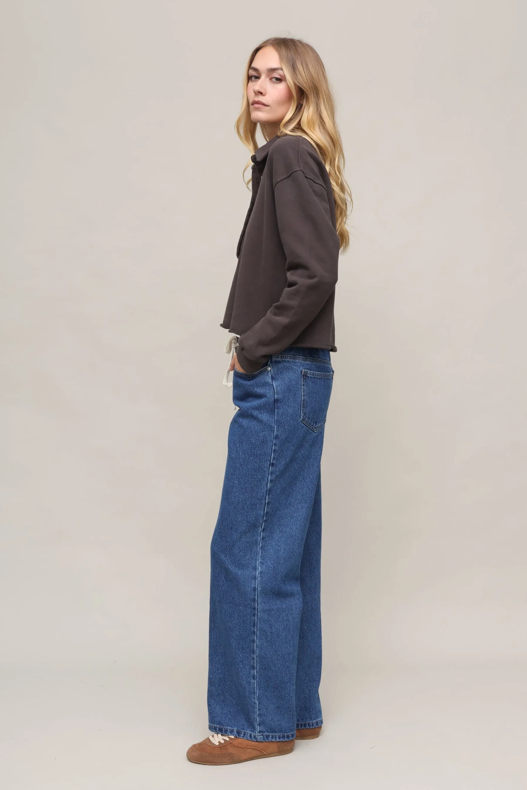 Vinny Fleece 3/4 Sweatshirt sold by Mixology product image thumbnail 3