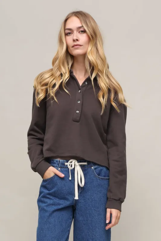 Vinny Fleece 3/4 Sweatshirt sold by Mixology