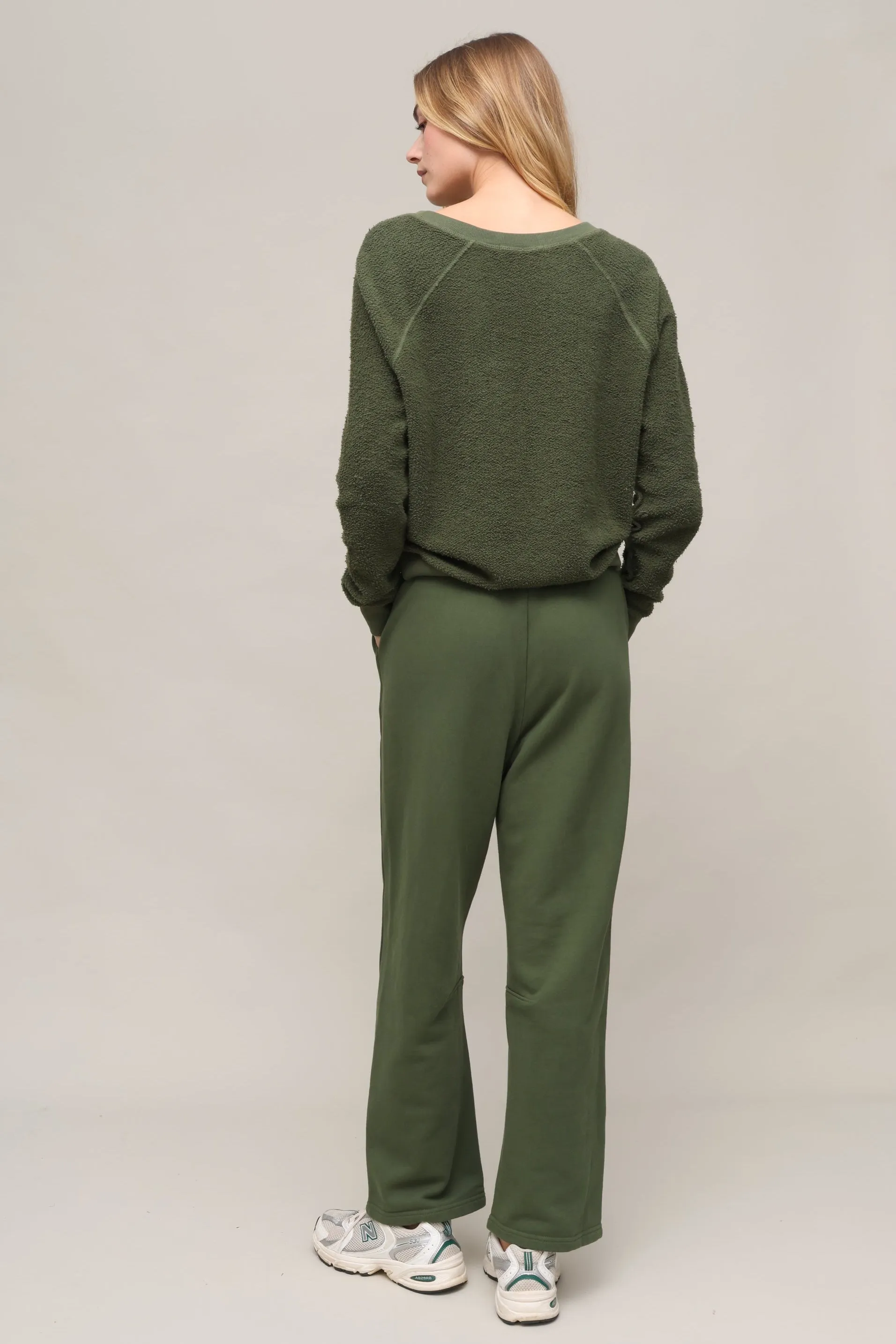 Zuri Reverse Fleece V Neck sold by Mixology product image thumbnail 4