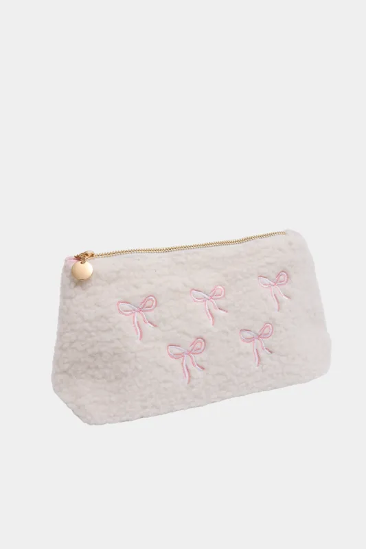 Bows Teddy Pouch sold by Mixology