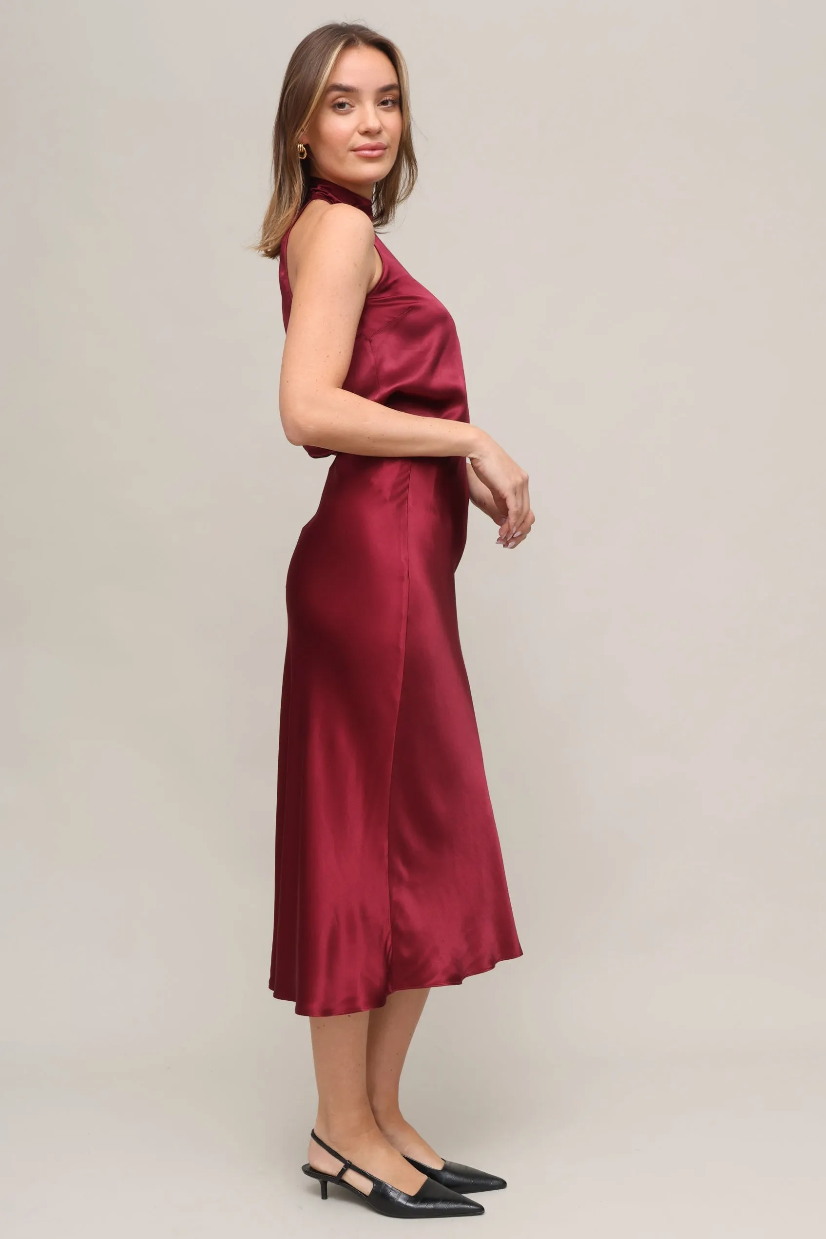 Maya Satin Skirt sold by Mixology product image thumbnail 3