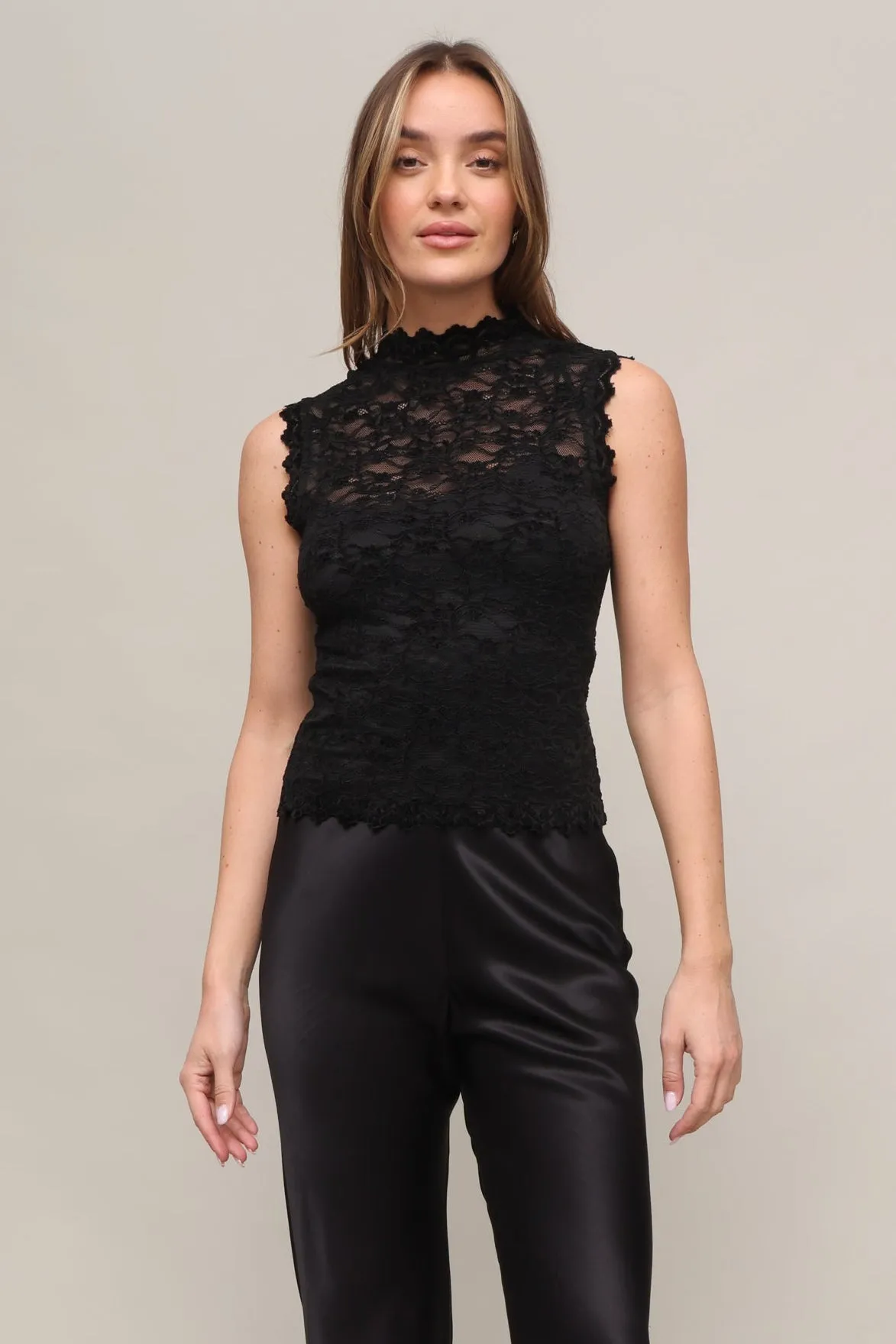 Lucy Lace Top sold by Mixology