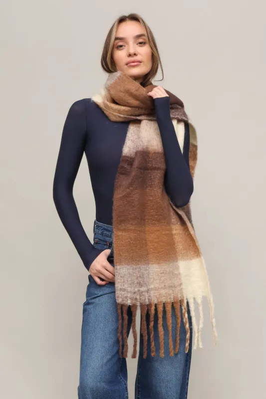 Marley Plaid Scarf sold by Mixology