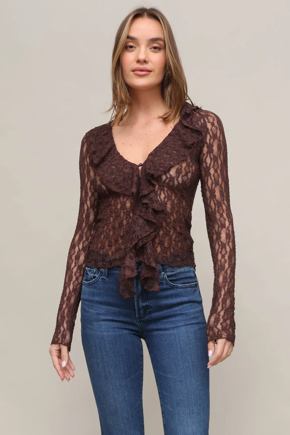 Veronica Lace Top sold by Mixology product image thumbnail 5