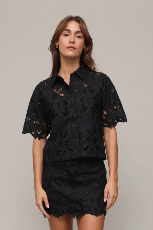Midnight Lace Top sold by Mixology
