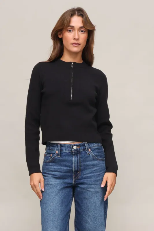 Wren Quarter Zip Sweater sold by Mixology
