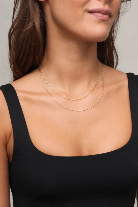 Double Chain Necklace sold by Mixology