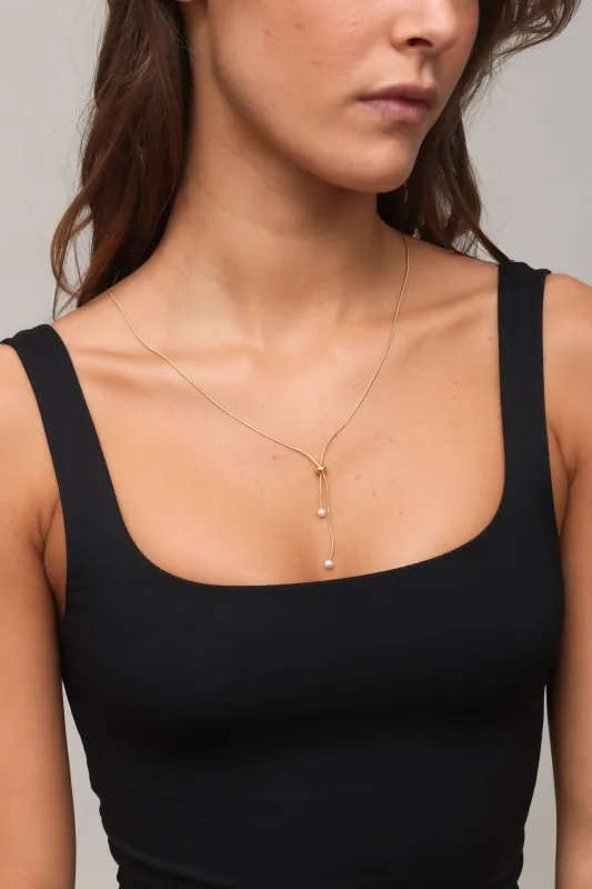 Pearl Drop Lariat sold by Mixology