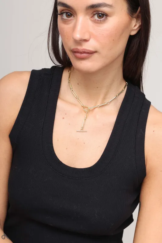 Clare Open Link Chain W Toggle sold by Mixology