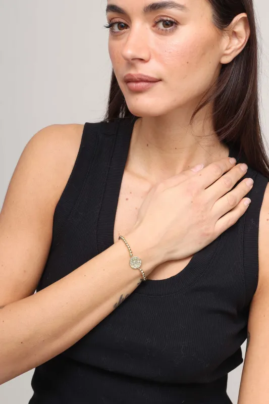 Zyla Moon Star Ball Bracelet sold by Mixology