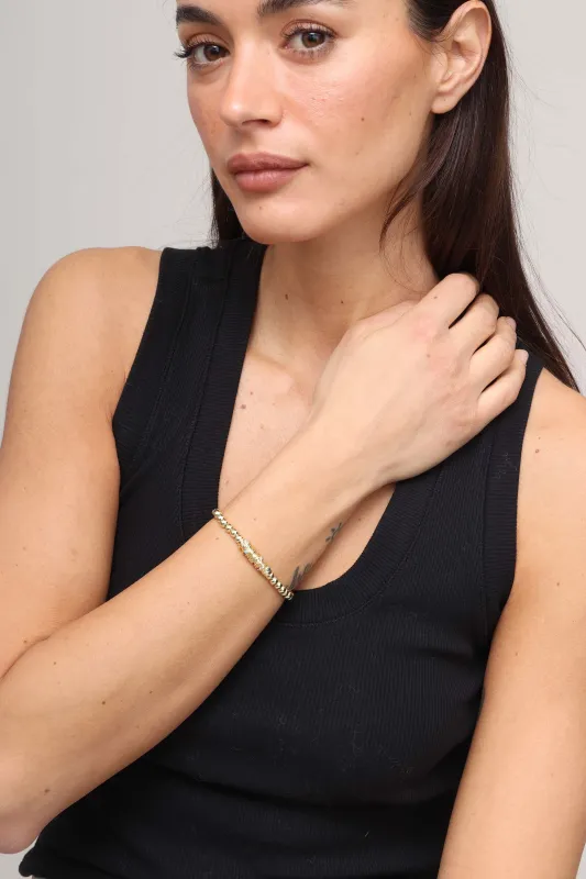 Ash Multi Nugget Ball Bracelet made by Mixology