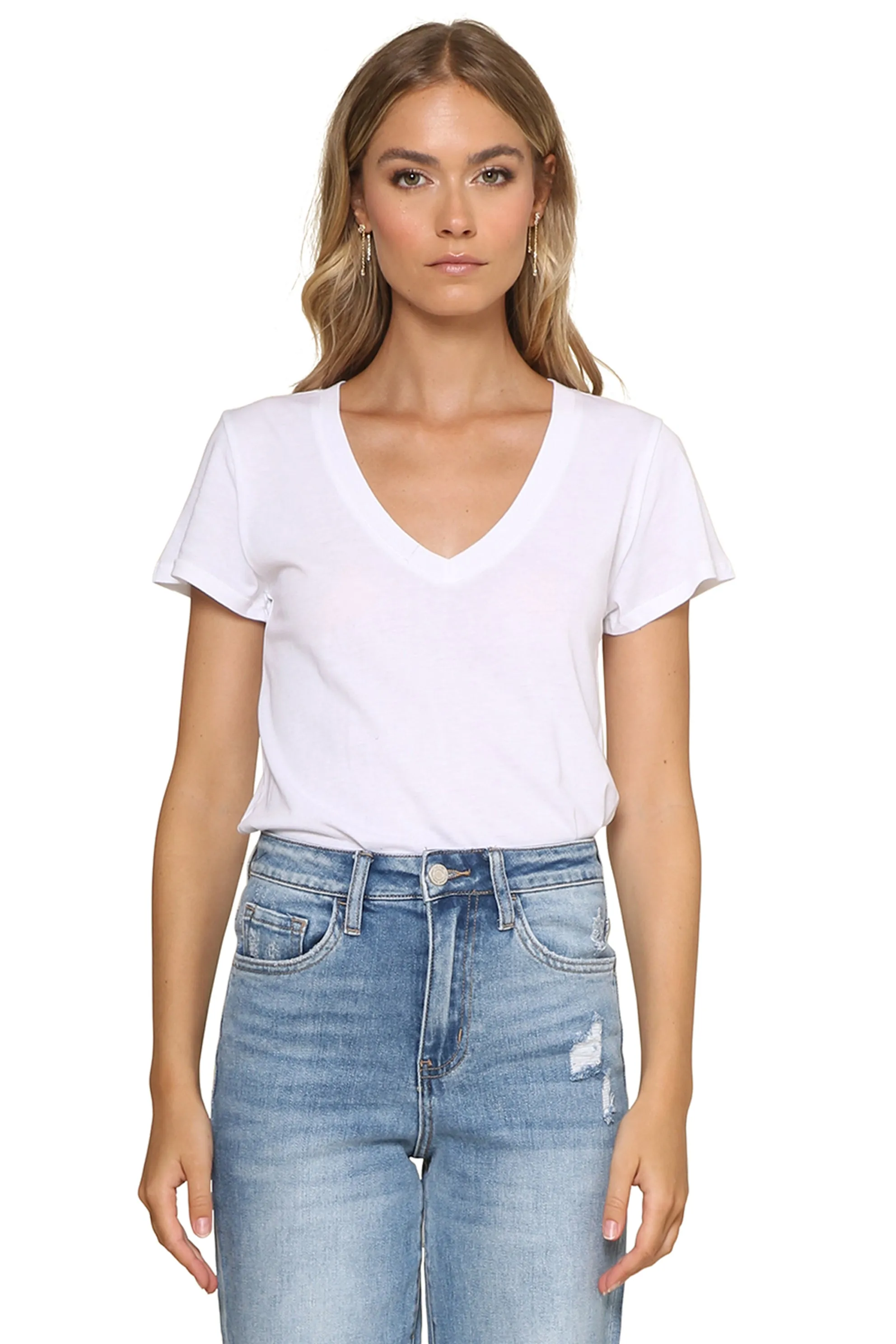 The V Neck Tee sold by Mixology product image thumbnail 2