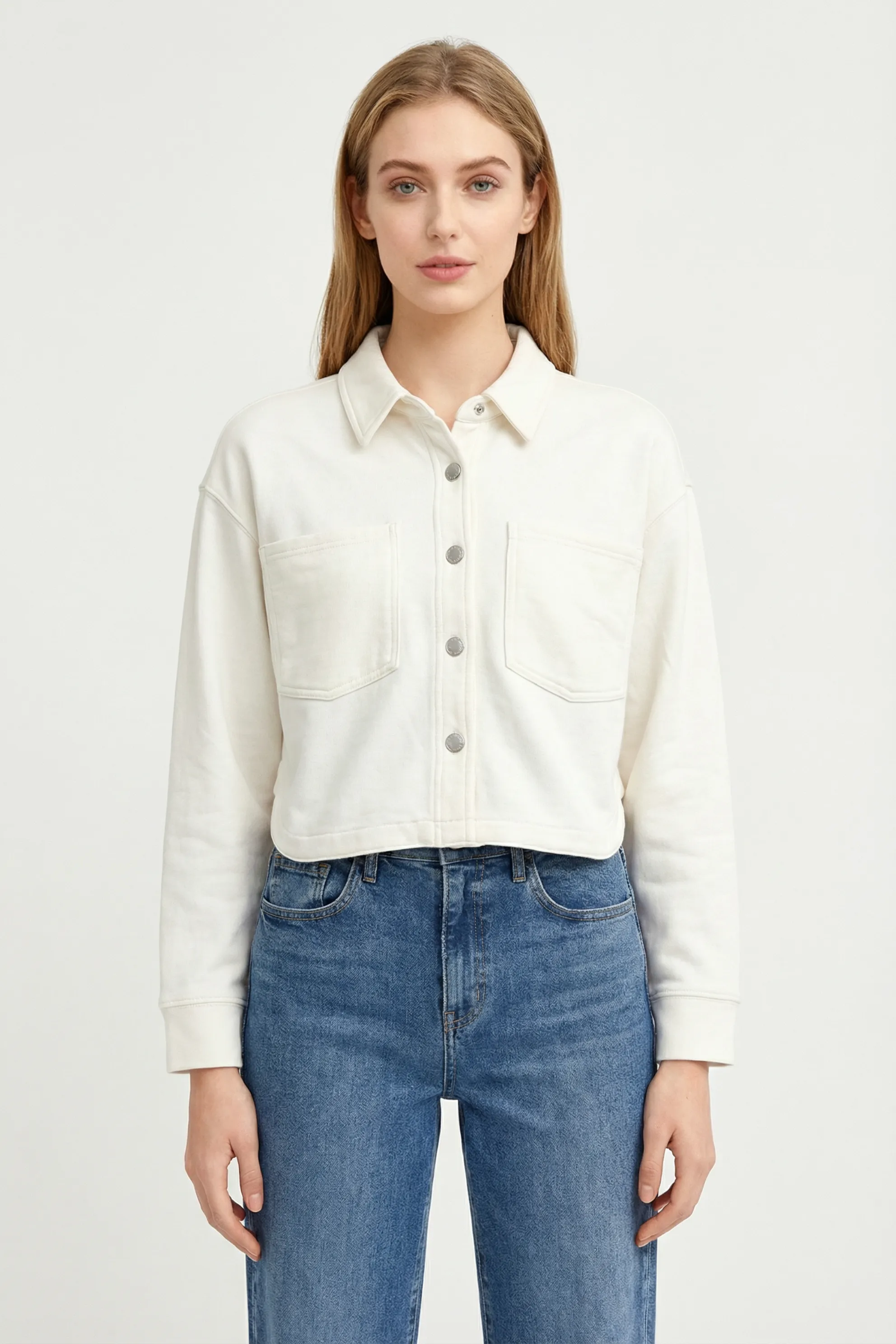 All Day Cropped Knit Jacket sold by Mixology