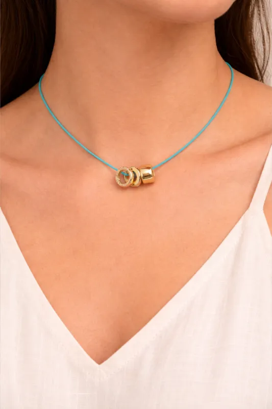 Three Disc Necklace sold by Mixology