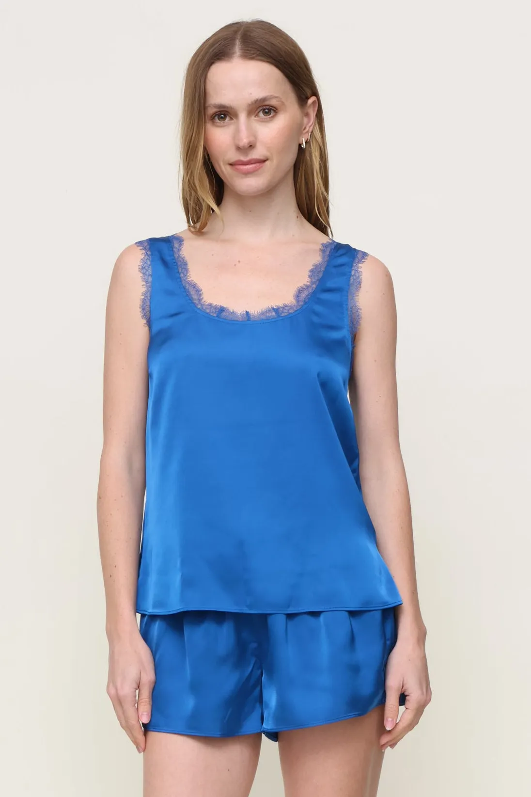 Tyla Lace Trim Tank sold by Mixology product image thumbnail 5