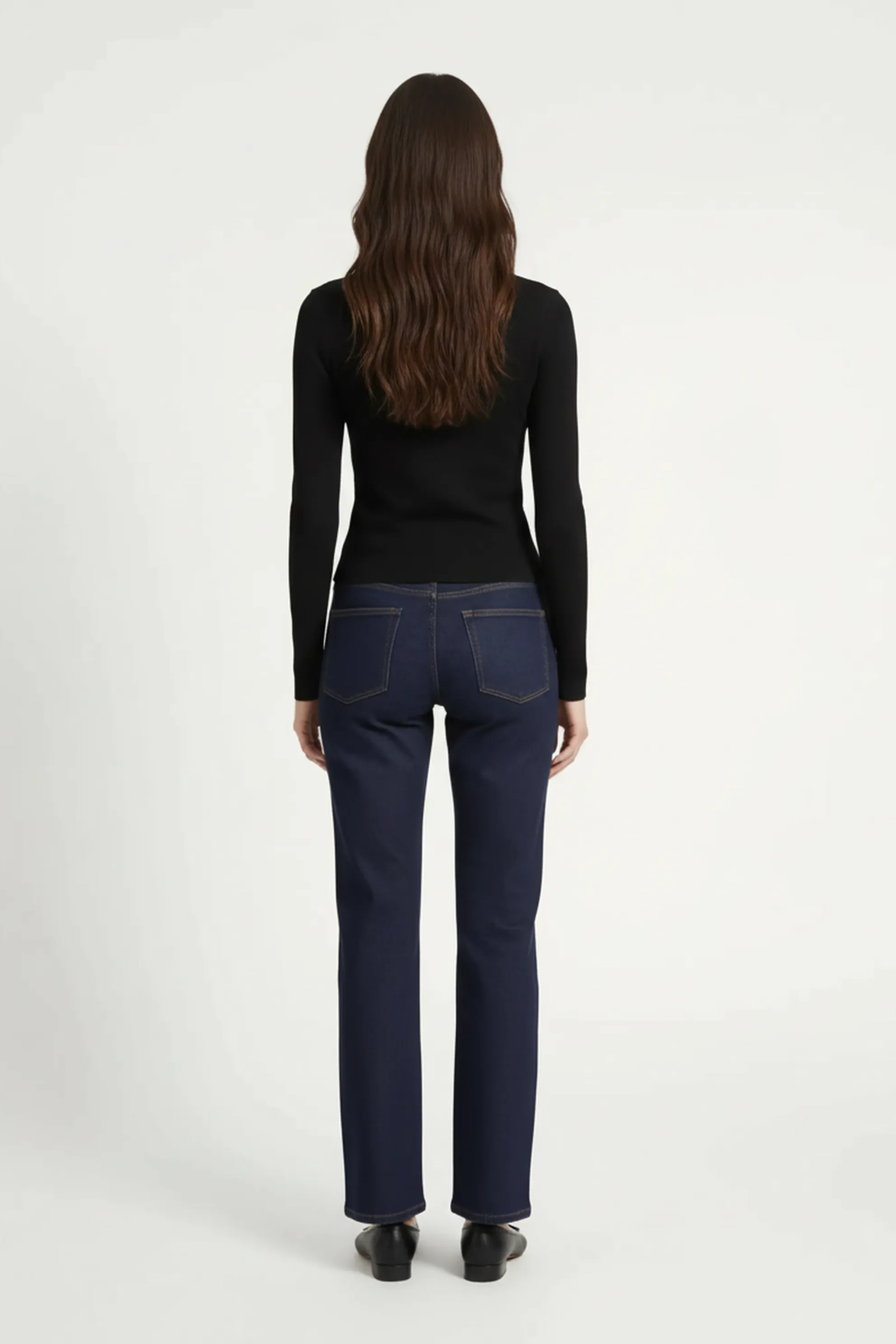 Amee Luxe Rib Long Sleeve Polo sold by Mixology product image thumbnail 4