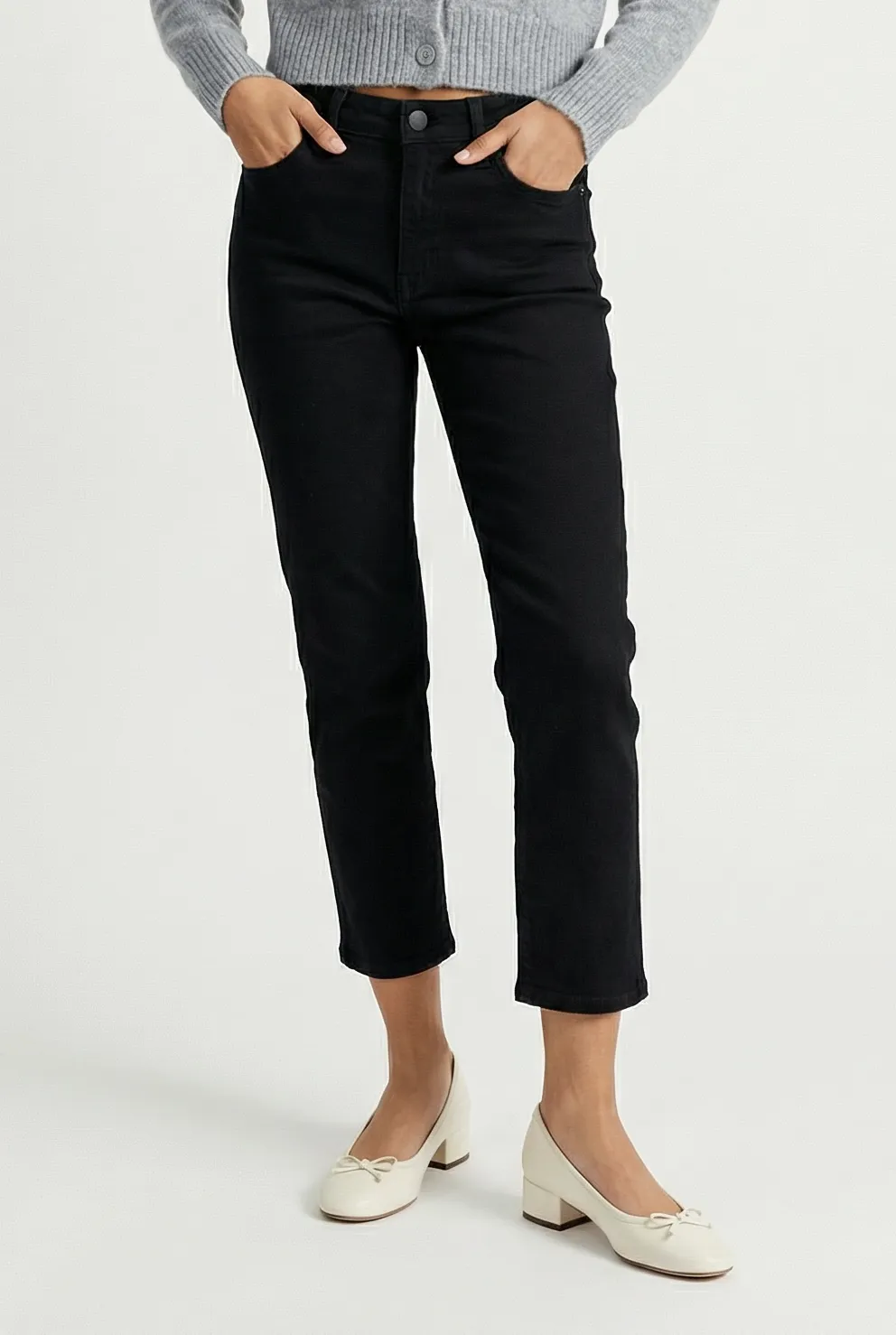 Mid Rise Ankle Straight sold by Mixology