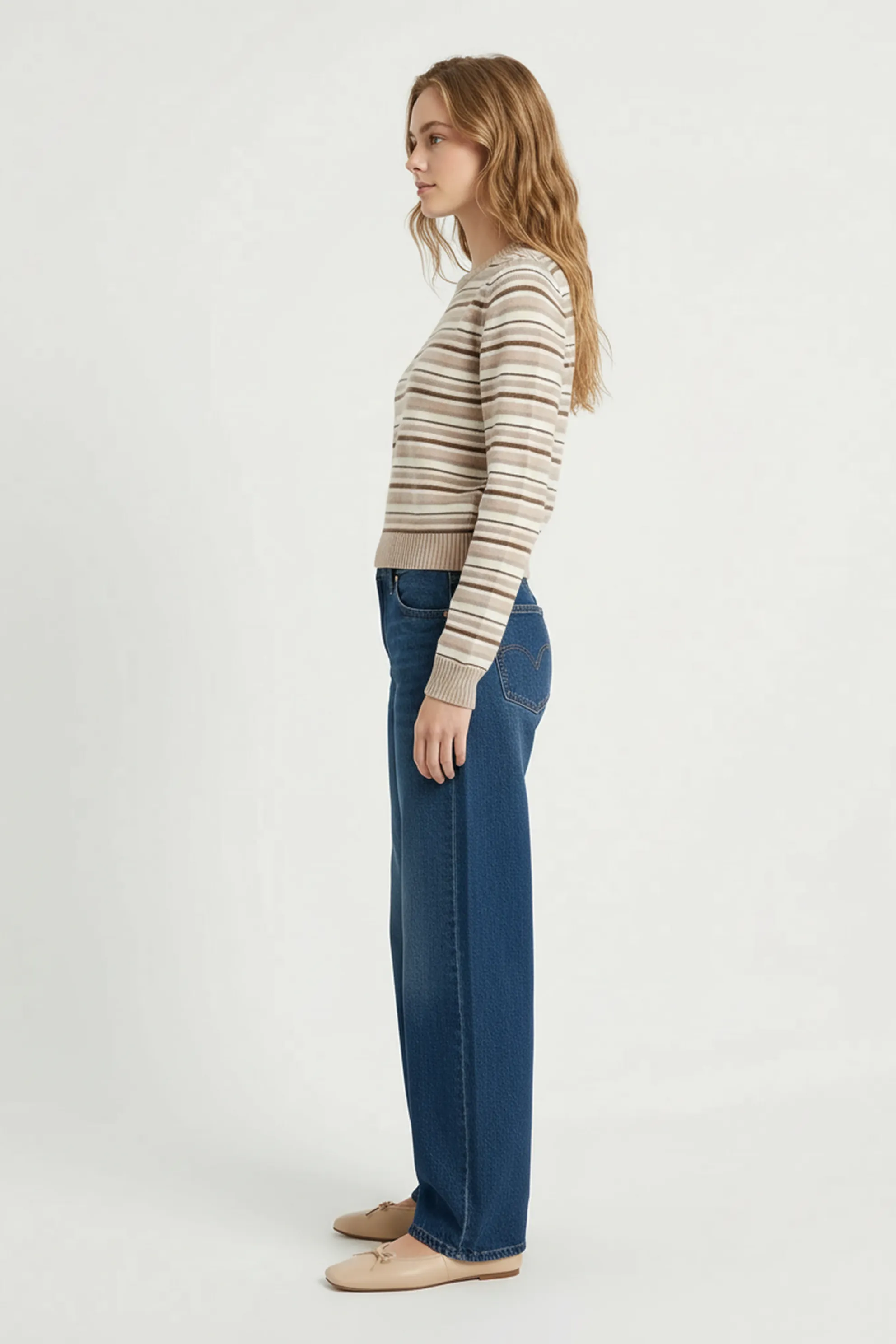 Meli Striped Crew Neck Sweater sold by Mixology product image thumbnail 3
