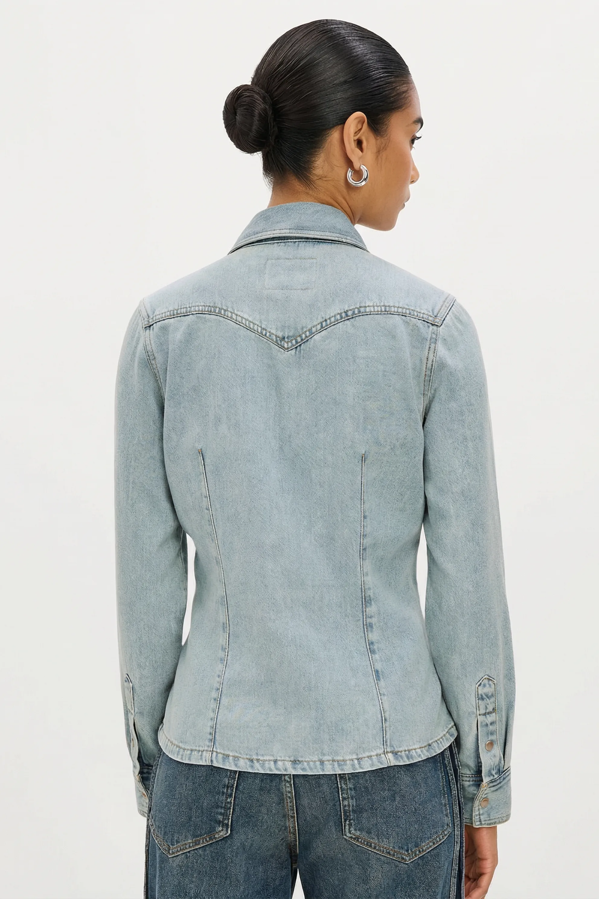 Taiana Denim Shirt sold by Mixology product image thumbnail 4