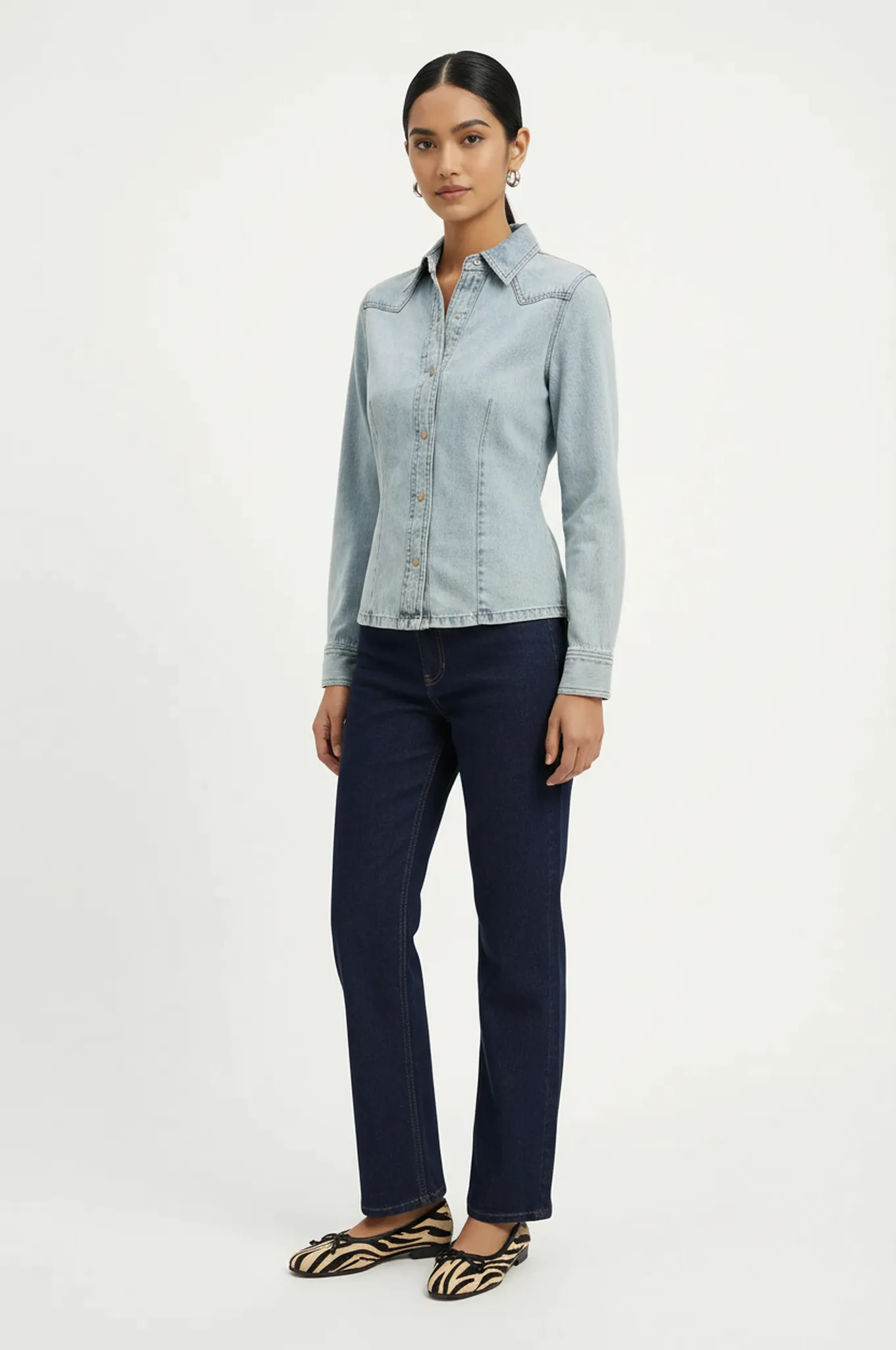 Taiana Denim Shirt sold by Mixology product image thumbnail 3