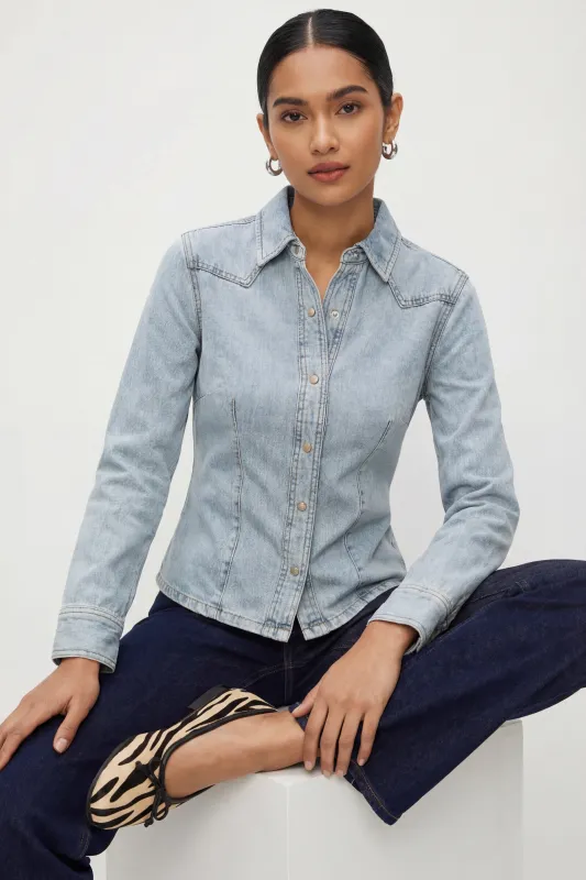 Taiana Denim Shirt sold by Mixology