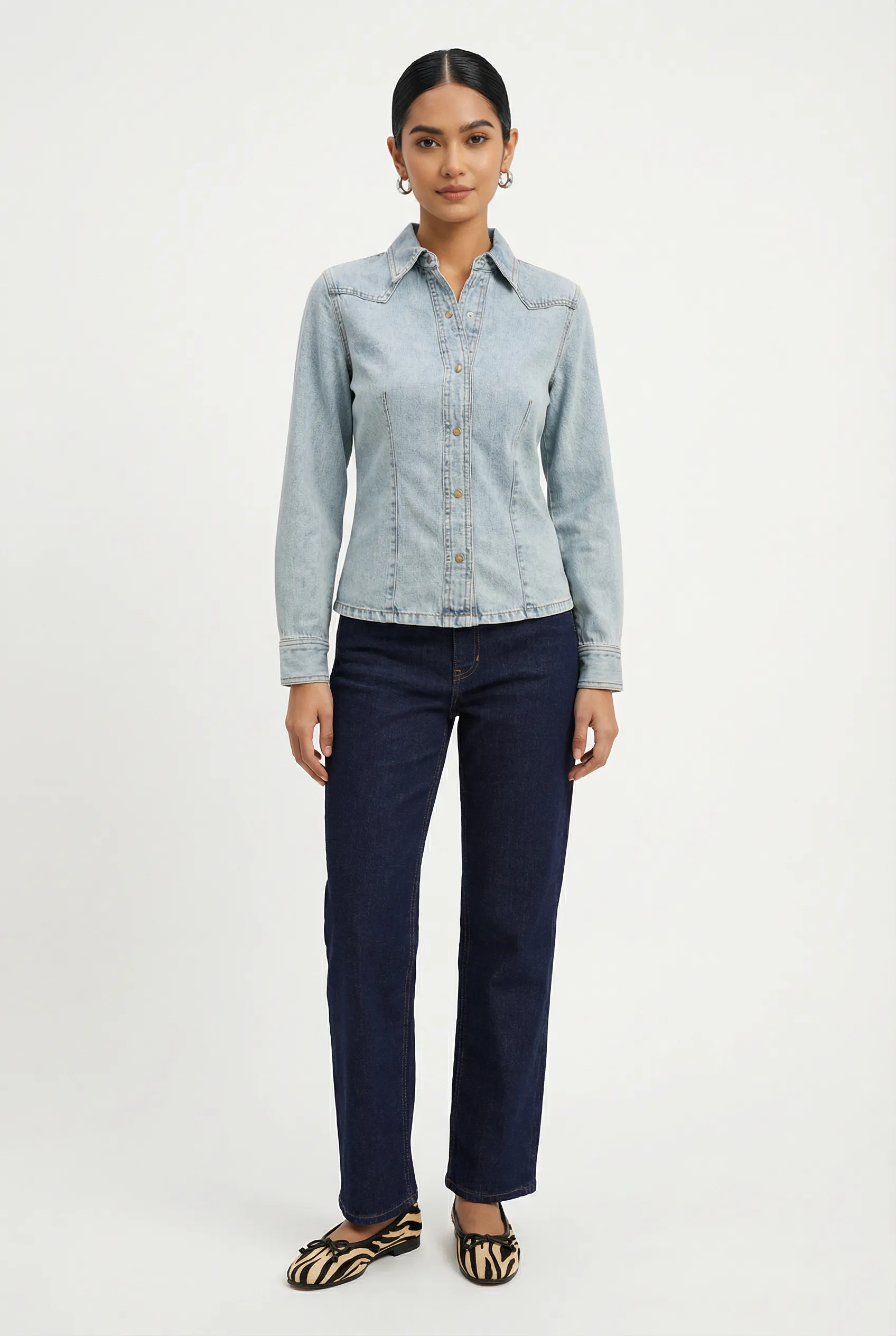 Taiana Denim Shirt sold by Mixology product image thumbnail 2