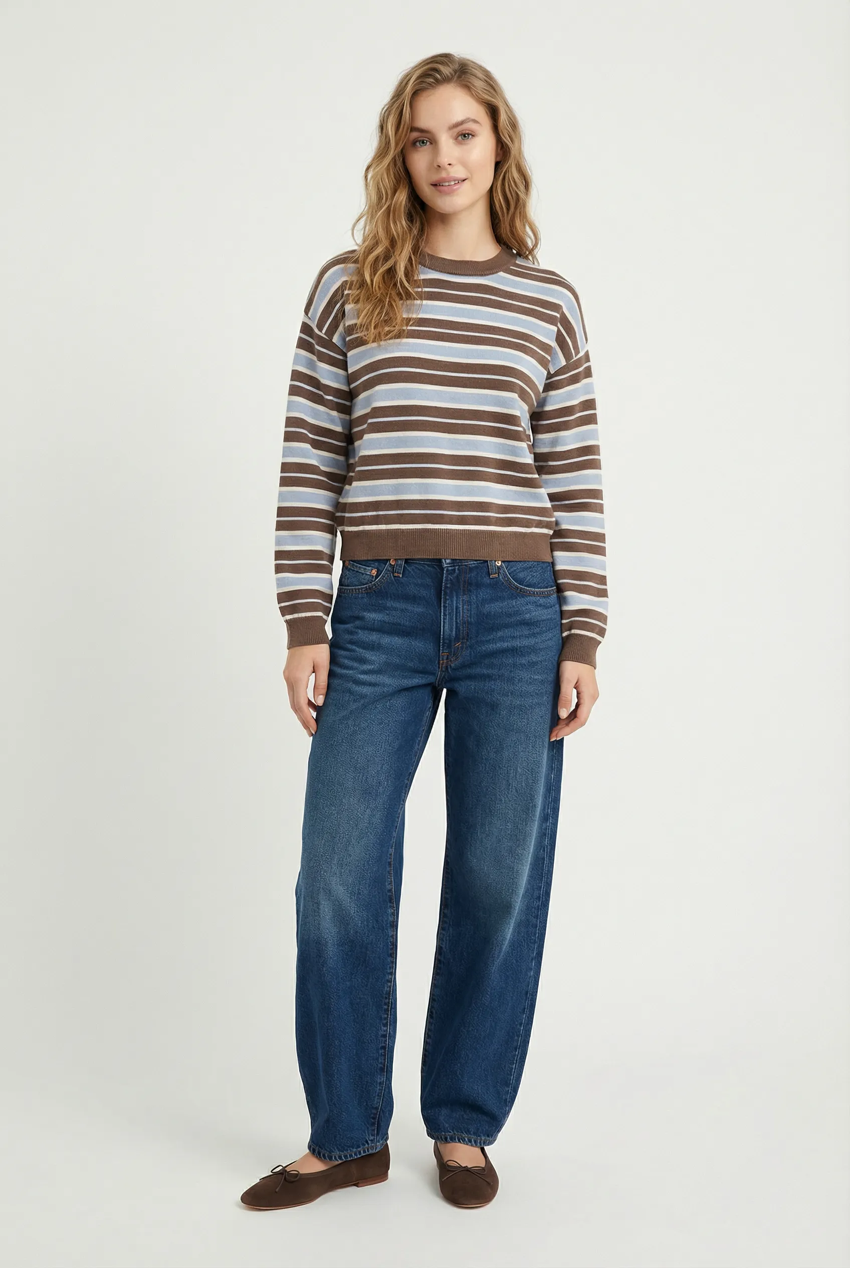 Mocha Sky Stripe Sweater sold by Mixology product image thumbnail 2
