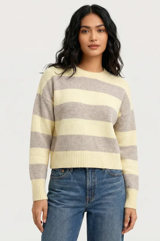 Cirrus Stripe Sweater made by Z Supply