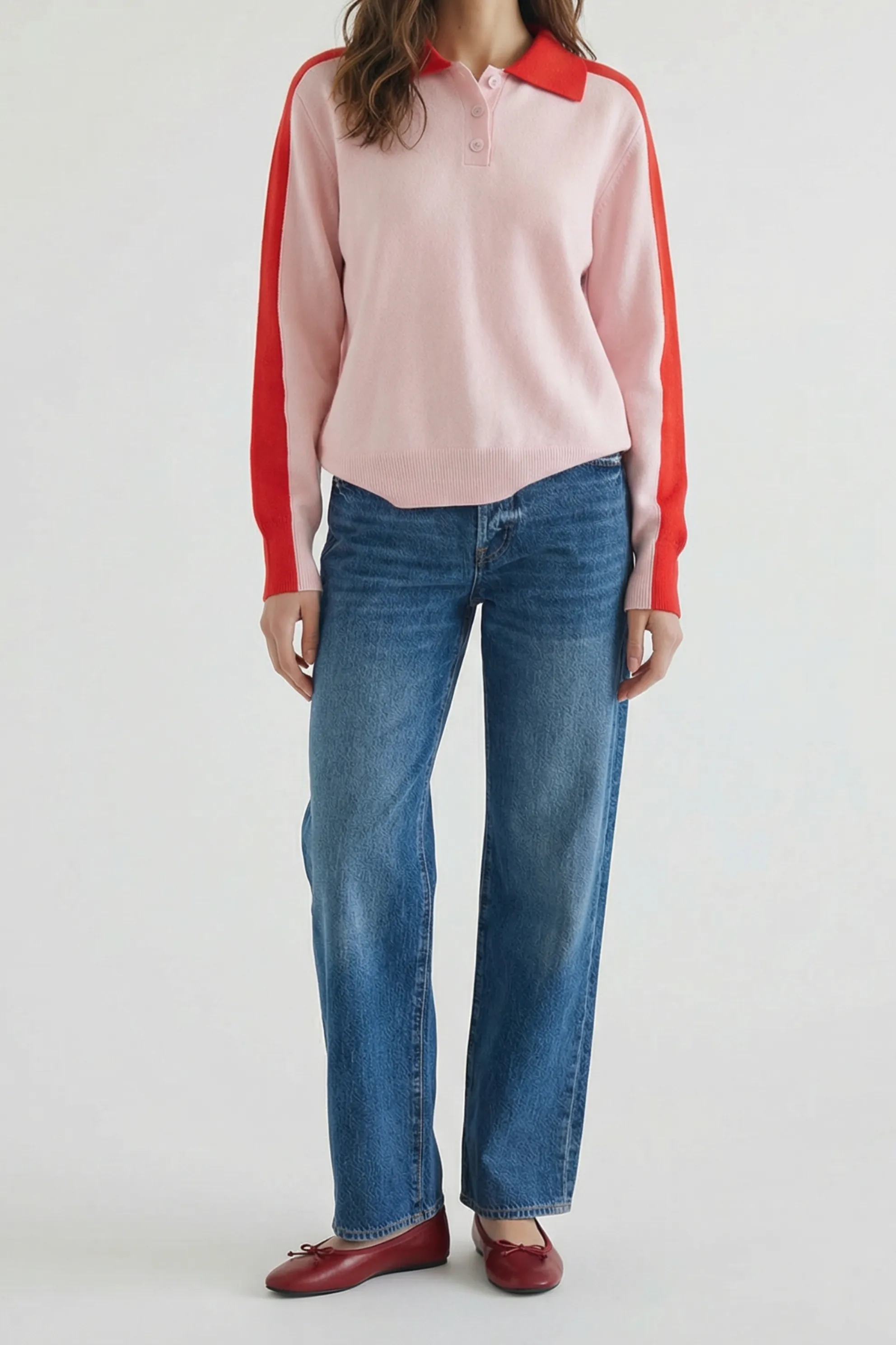 Racer Stripe Polo Sweater sold by Mixology product image thumbnail 2