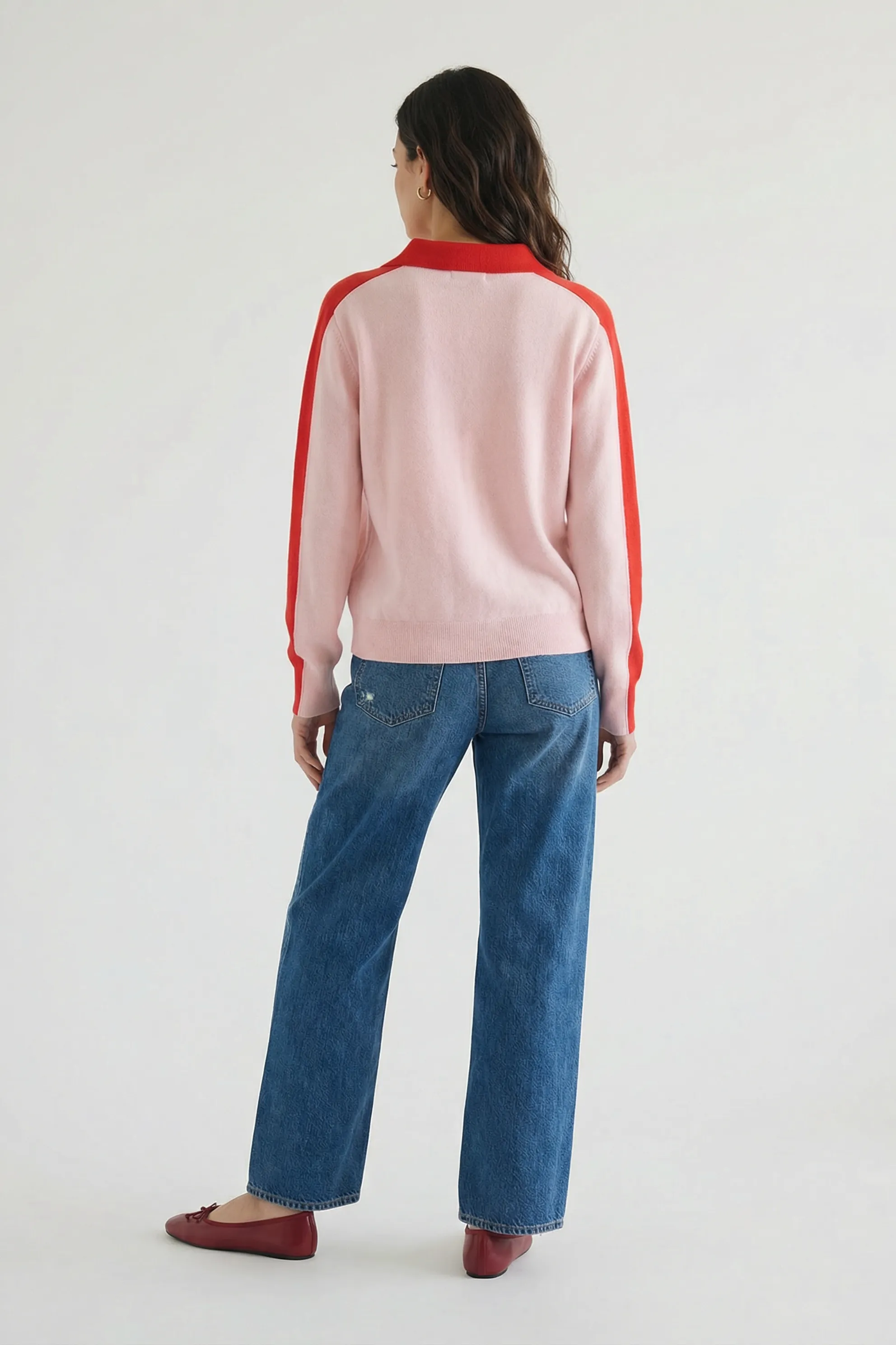 Racer Stripe Polo Sweater sold by Mixology product image thumbnail 4