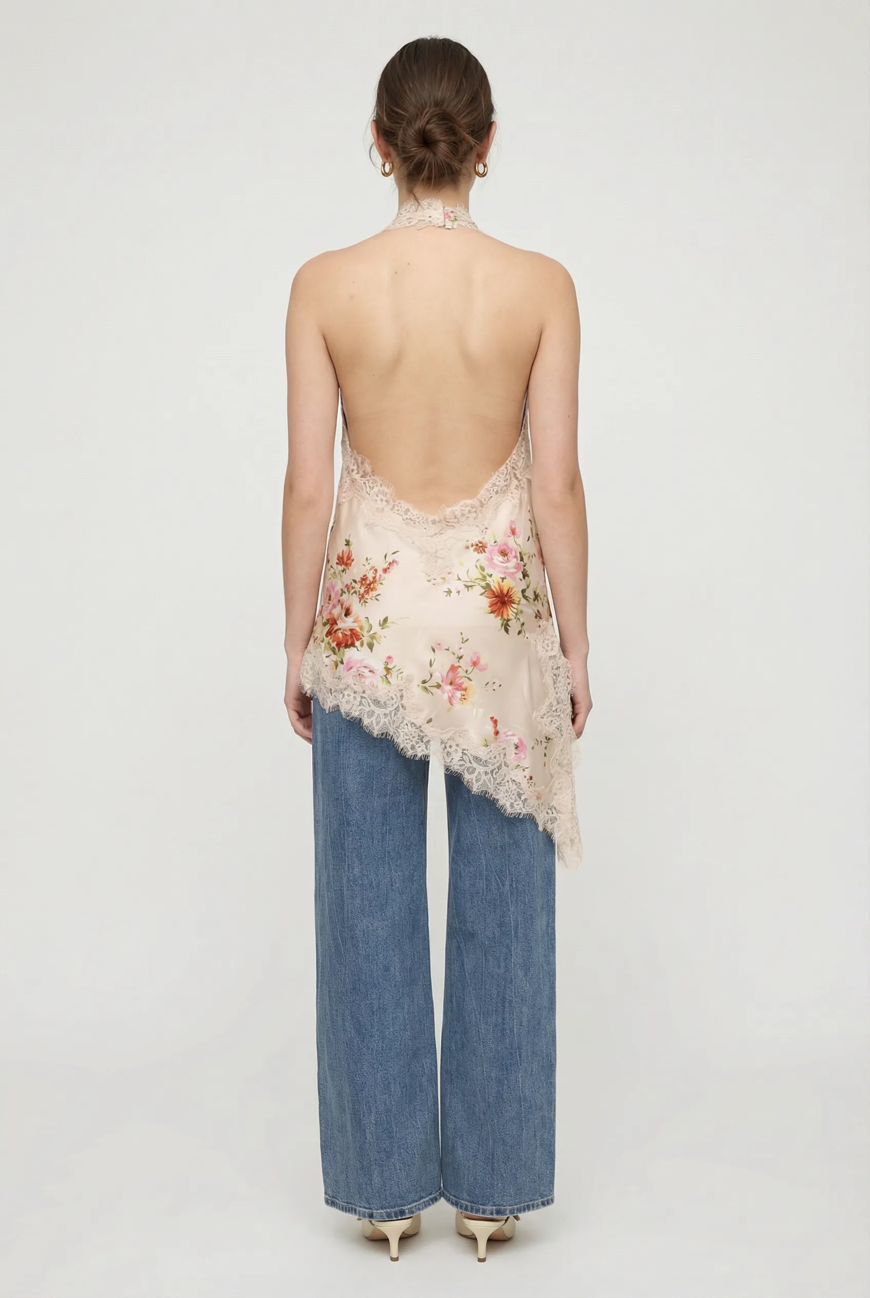Penelope Lace Trim Floral Top sold by Mixology product image thumbnail 4