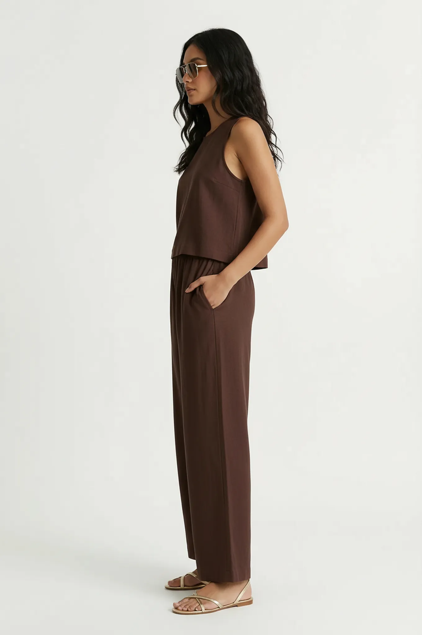 Sloane Linen Top sold by Mixology product image thumbnail 3