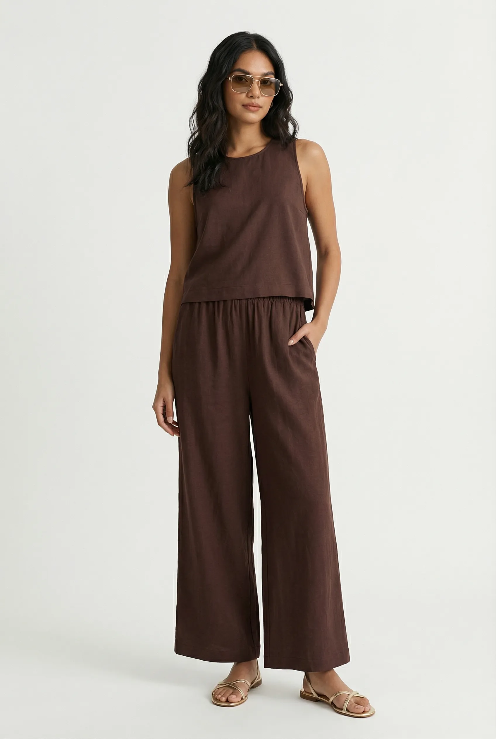 Sloane Linen Top sold by Mixology product image thumbnail 2