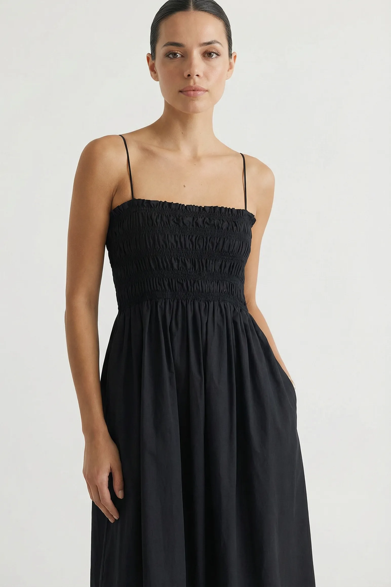 Cornelia Poplin Midi Dress sold by Mixology product image thumbnail 2