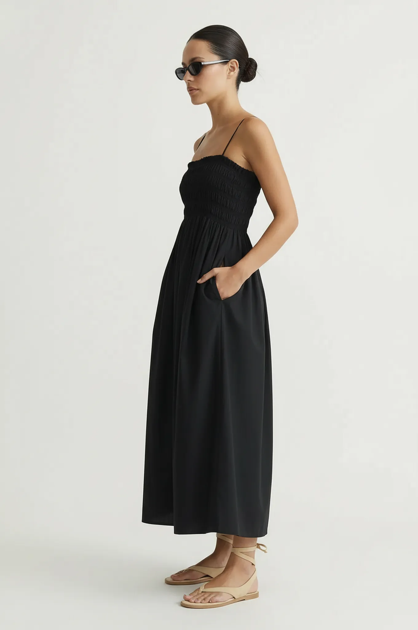 Cornelia Poplin Midi Dress sold by Mixology product image thumbnail 3