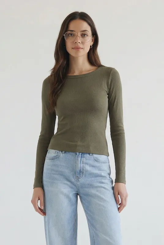 Renae Rib Long Sleeve made by Z Supply