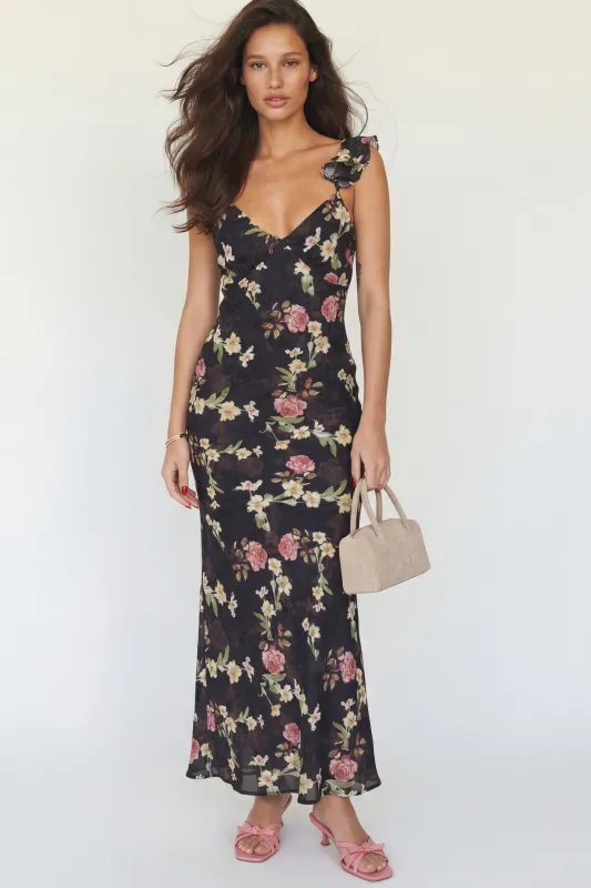 Riley Ruffle Strap Dress sold by Mixology