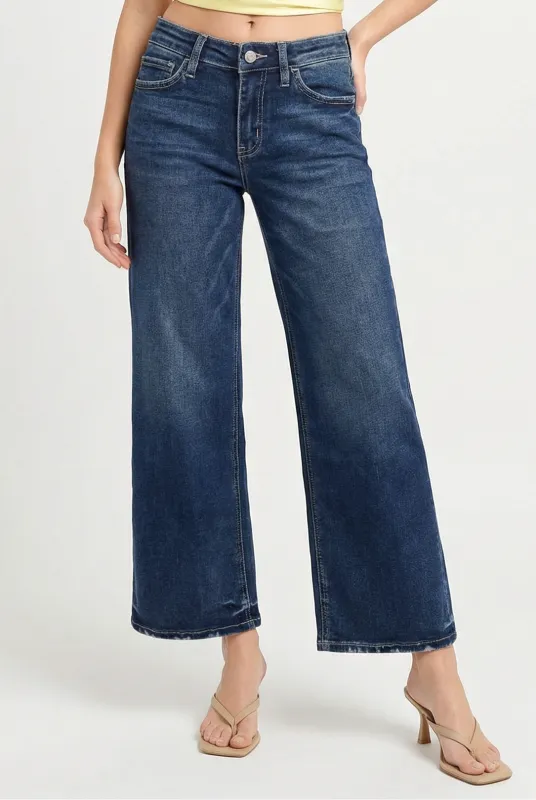 Mid Rise Ankle Wide Leg made by Vervet