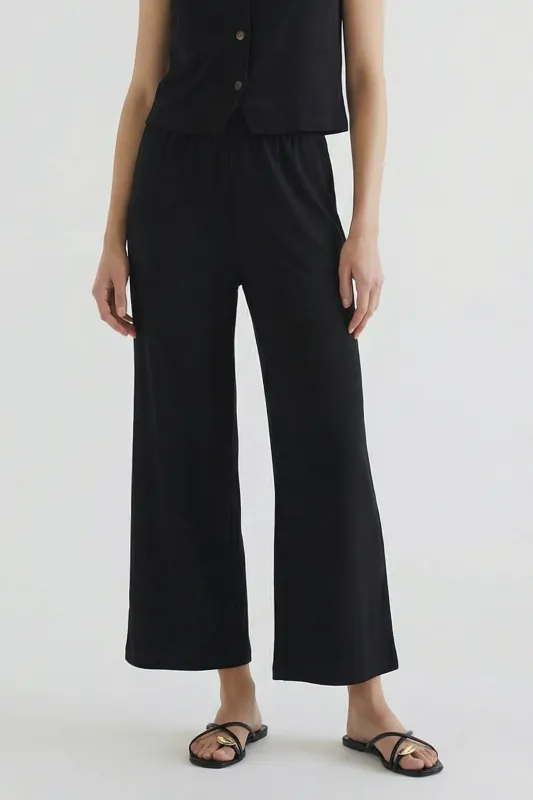 Scout Jersey Crop Flare Pant made by Z Supply