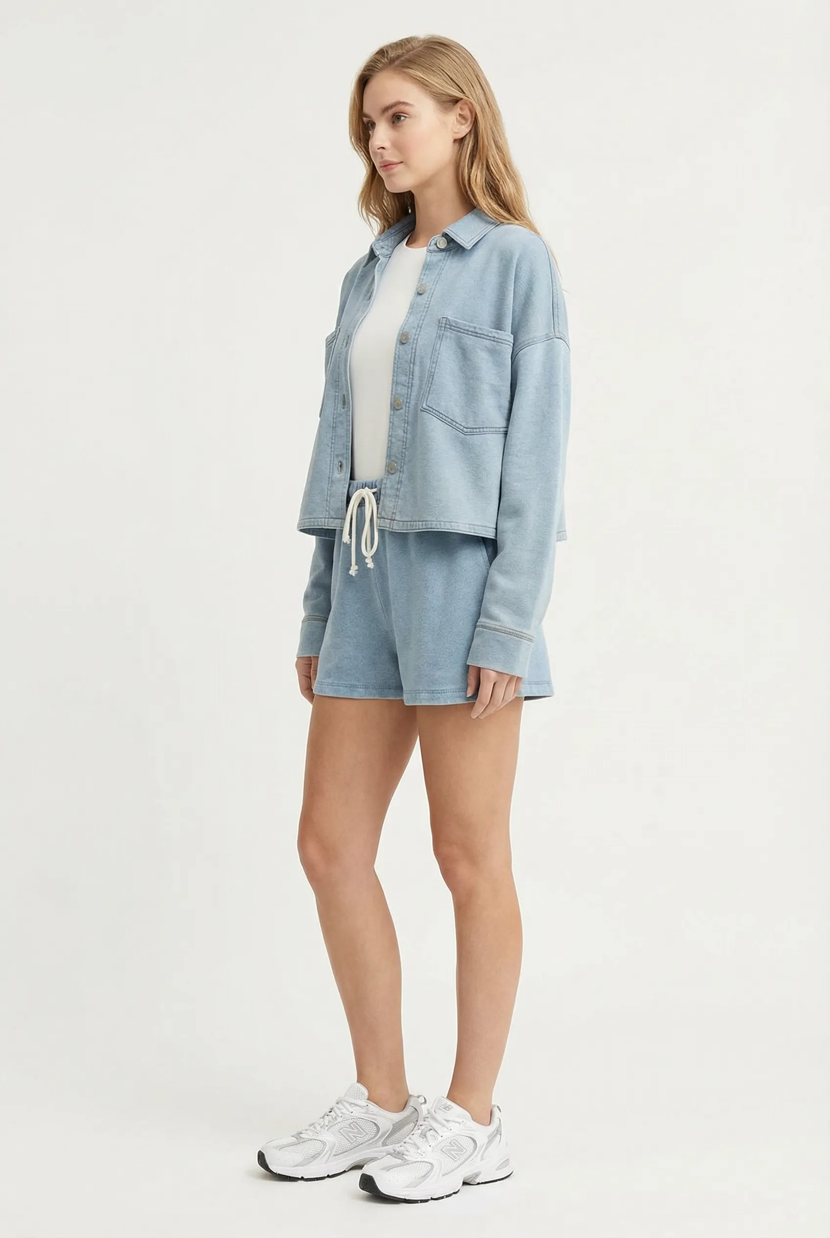 All Day Cropped Knit Jacket sold by Mixology product image thumbnail 3