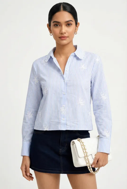 Deb Embroidered Button Down made by Design History
