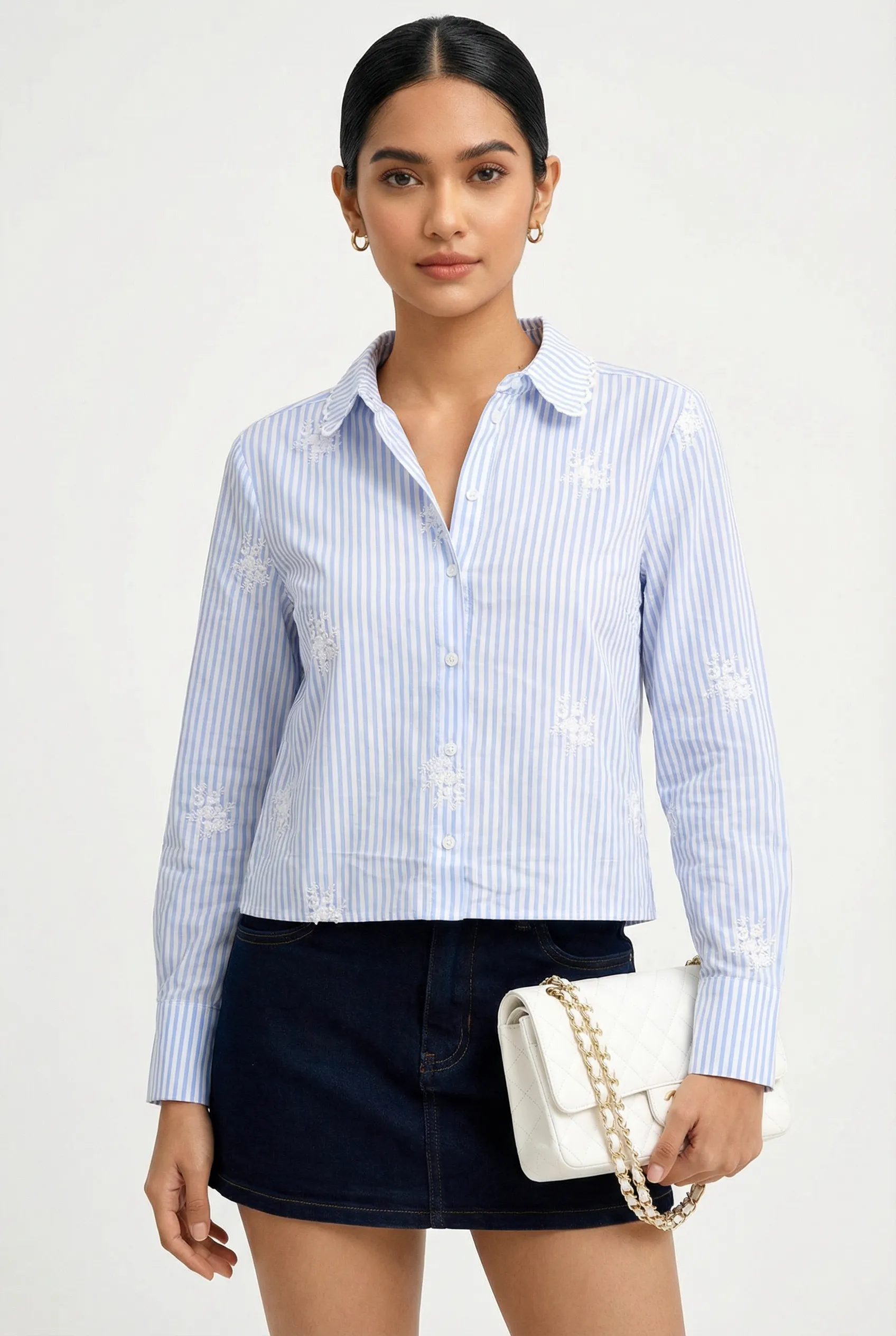 Deb Embroidered Button Down sold by Mixology