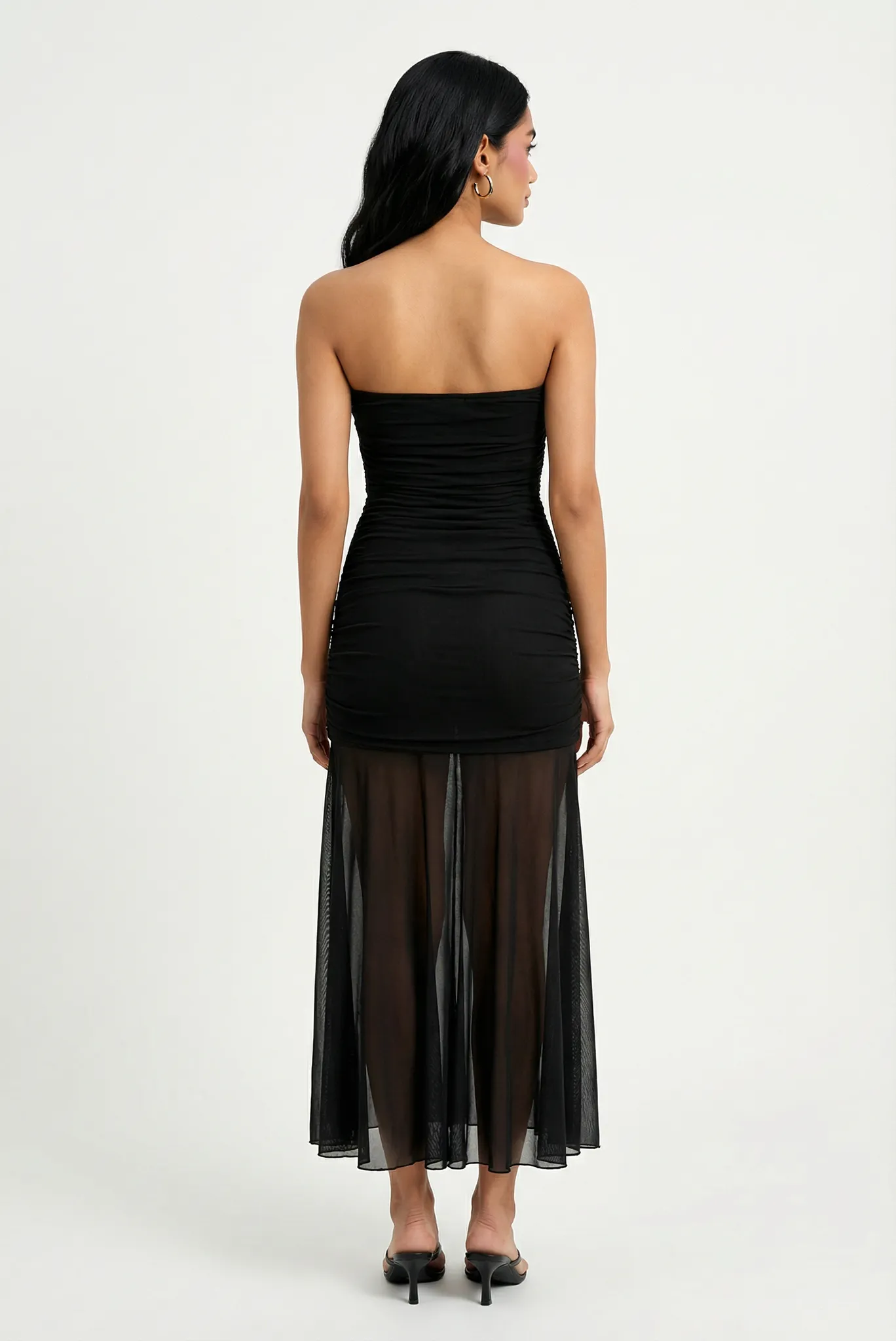 Yasmin Mesh Midi Dress sold by Mixology product image thumbnail 4