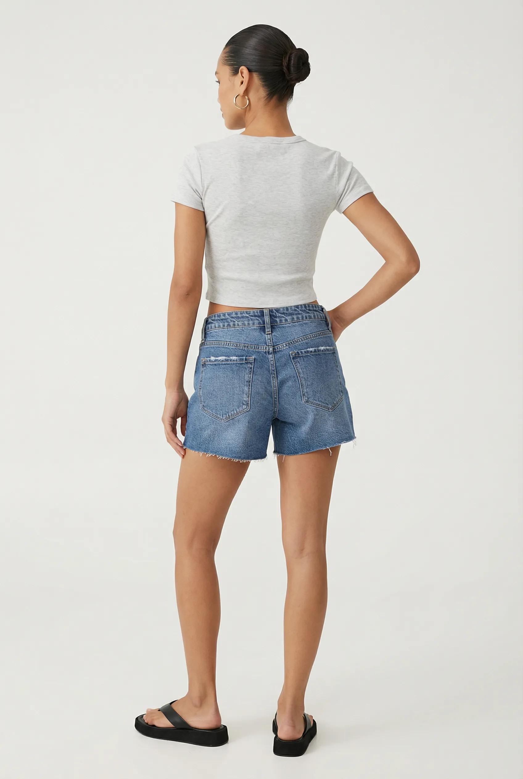 Cynical Frayed Denim Short sold by Mixology product image thumbnail 4