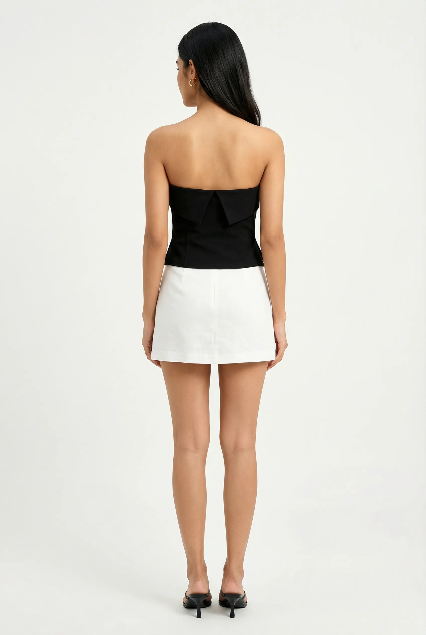 Sarita Mini Linen Skirt sold by Mixology product image thumbnail 4