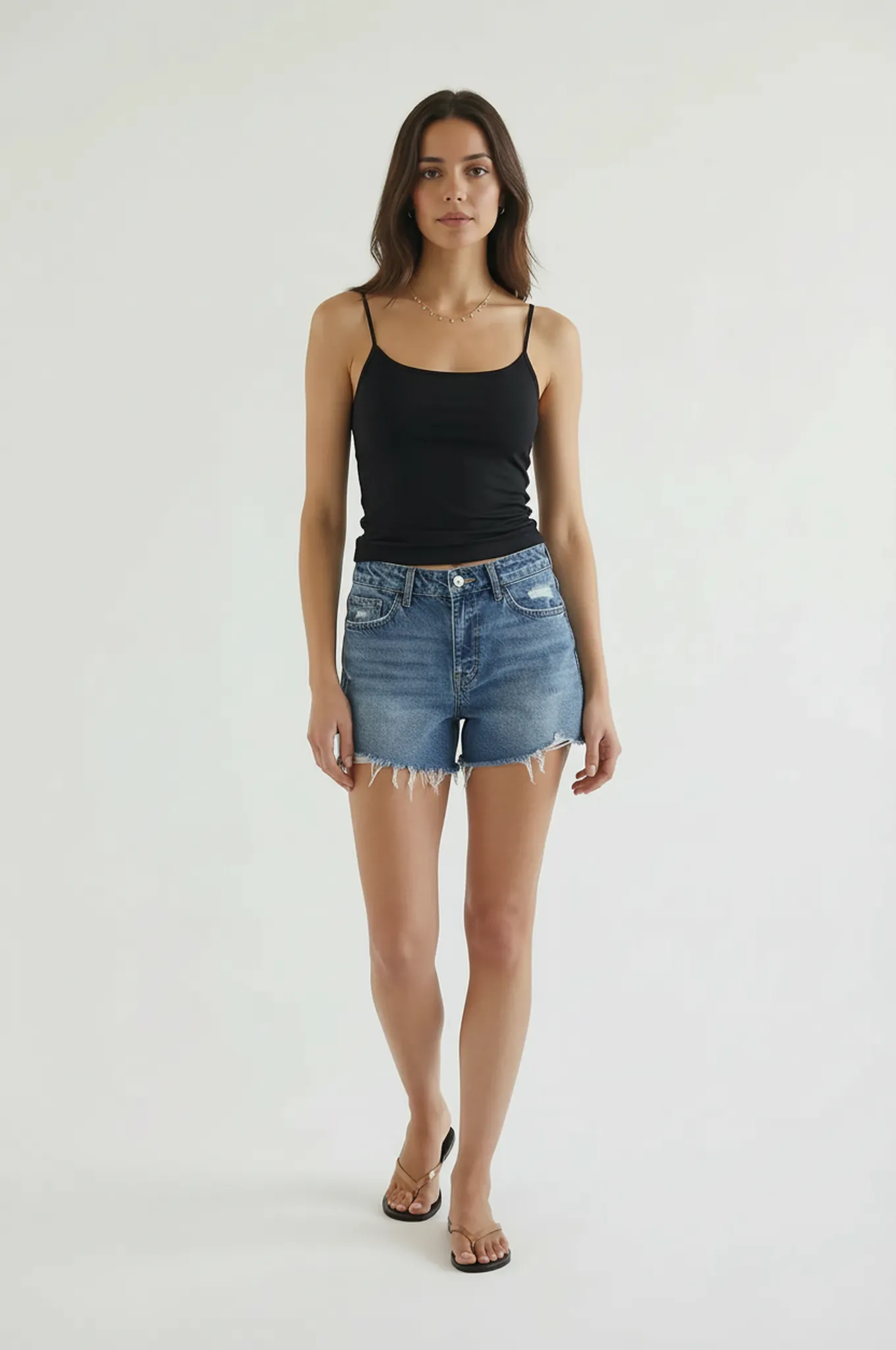 Seamless Spaghetti Strap Cami sold by Mixology product image thumbnail 2