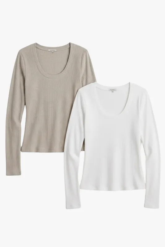 Sirena Ribbed Long Sleeve Bundle made by Z Supply