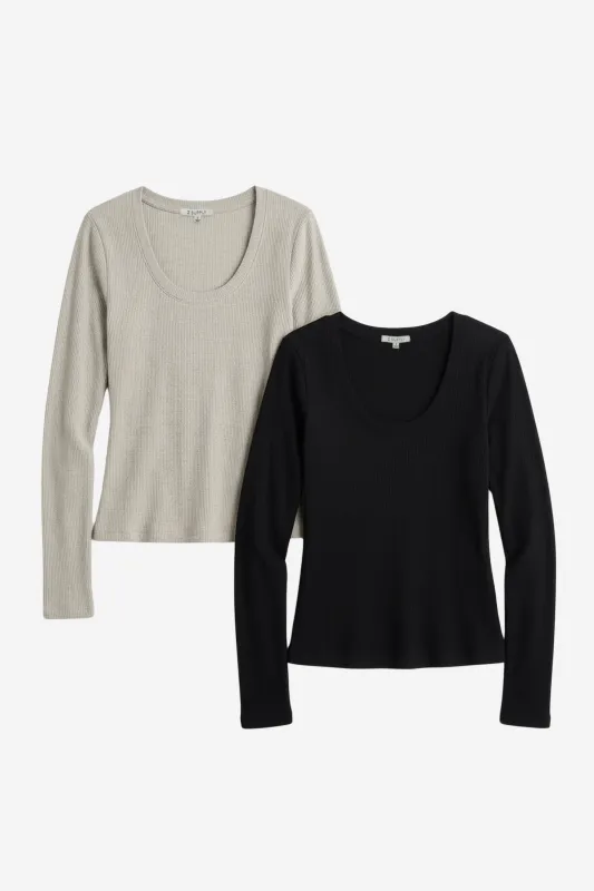 Sirena Ribbed Long Sleeve Bundle made by Z Supply